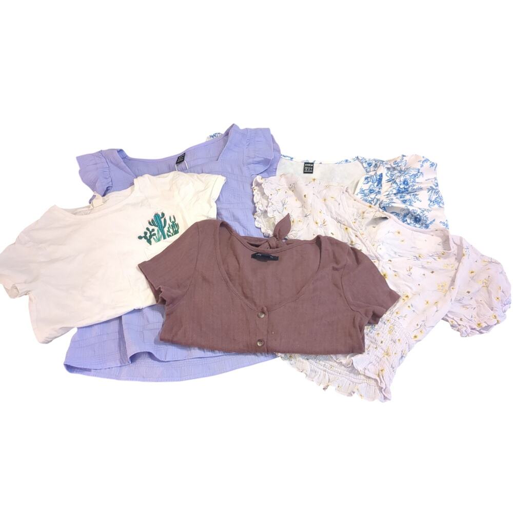 Women/Teen’s 5 Extra Small Short Sleeve Top Lot